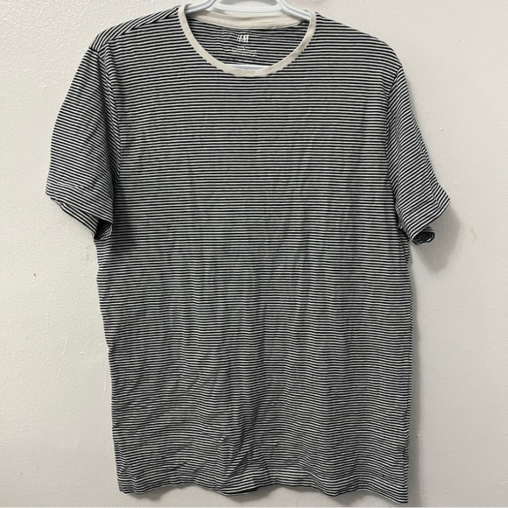 Slim Fit Striped Shirt Navy-White